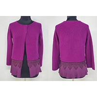 Ladies Wool Cashmere Cardigan