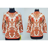 Ladies Viscose Cotton Blend Pullover